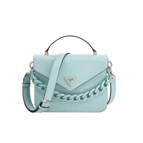 Guess Τσάντα ώμου Corina Mini Top Handle Flap